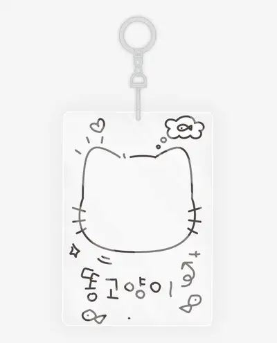 Poop Cat Acrylic Photocard Holder