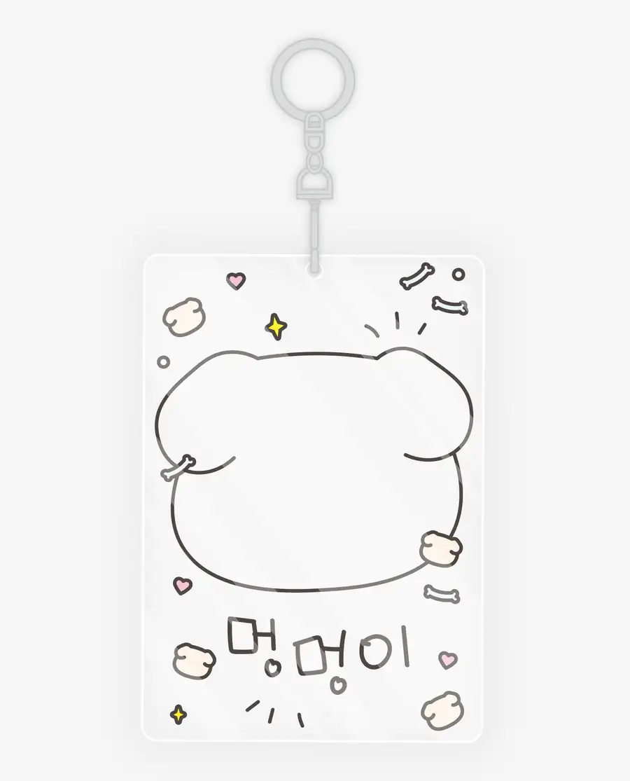 ワンちゃん アクリルポカホルダー