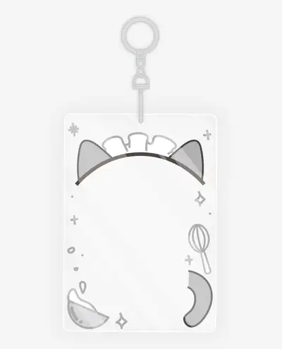 メイド猫アクリルポカホルダー