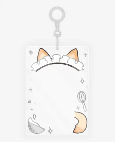 メイド狐アクリルポカホルダー