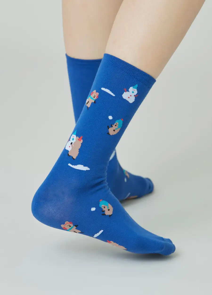 Marshville Snow Fight Single Socks NV — 2