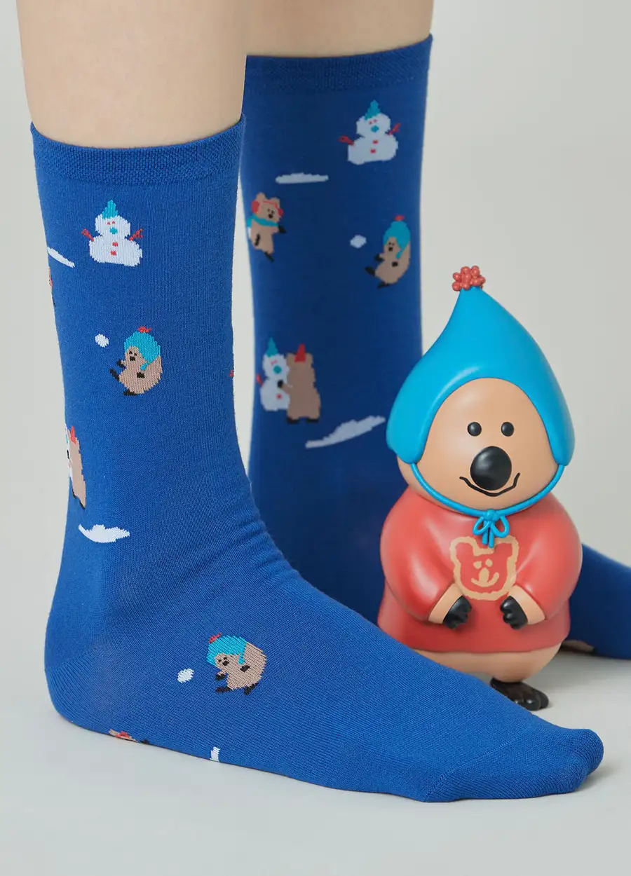 Marshville Snow Fight Single Socks NV — 3