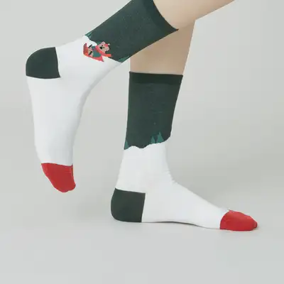 Hatty's Sleigh ride Single Socks