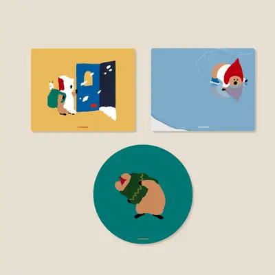 Quokka's Winter Troubles Mousepad