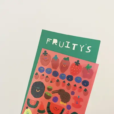 Fruity's Glitter Sticker