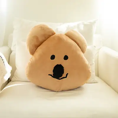 Fluffy QUOKKA Face Cushion