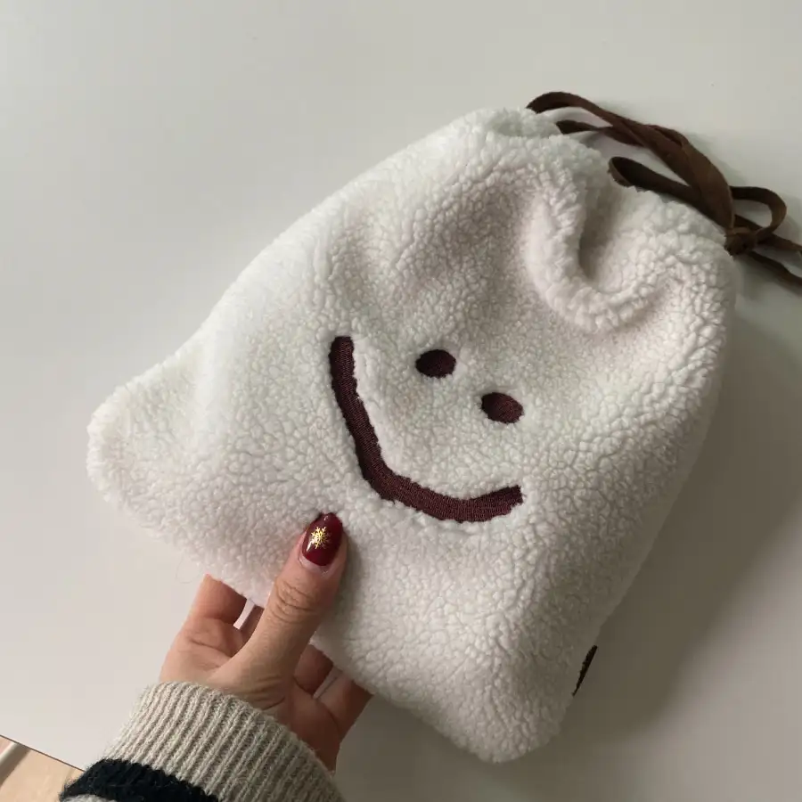 Marsh Fluffy String Pouch — 3