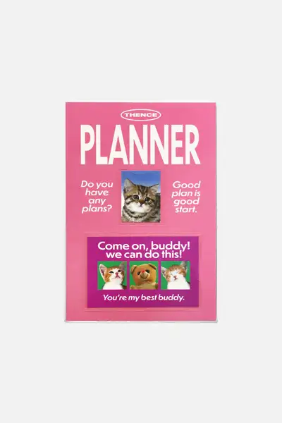 【25%割引:在庫終了まで】Planner_WN_Pink【カバーの挿し込み紙2種なし:交換/返品不可】