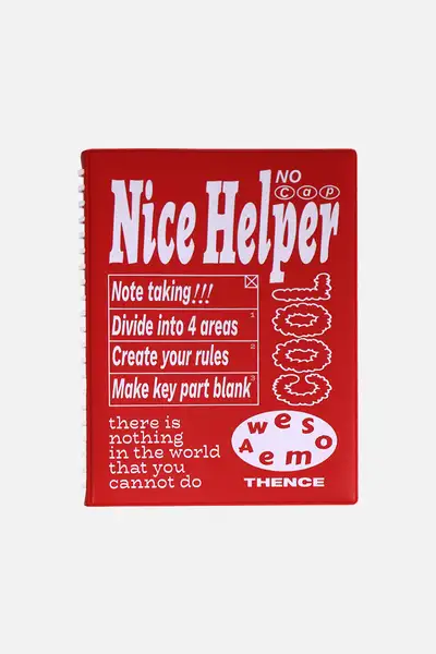 ルーズリーフバインダーノート_Nice_Red