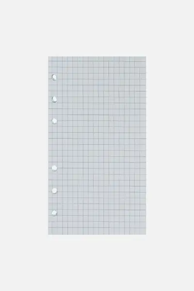 Diary Paper_Grid [Zipper Pouch Diary_Clear専用]