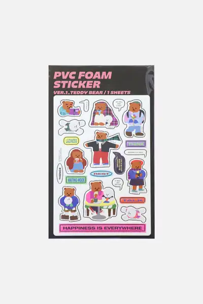 PVC フォームステッカー_Ver.1_テディベア