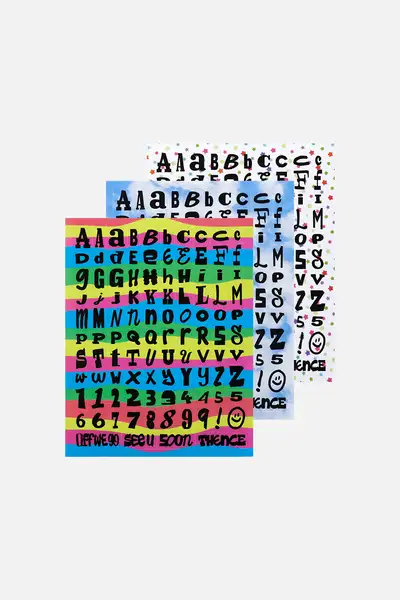 Letter Sticker Set_Ver.7