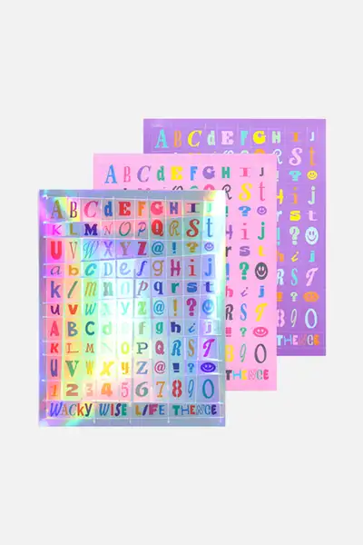 レターステッカーセット_Ver.5