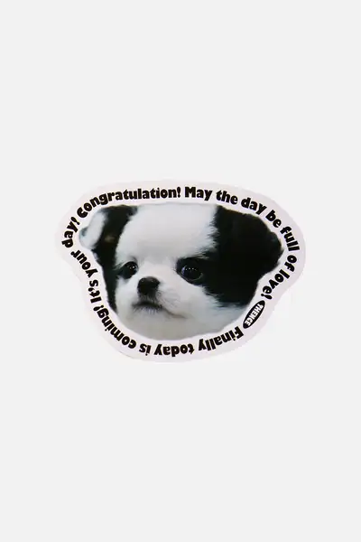 Thomson Card_B&W Puppy