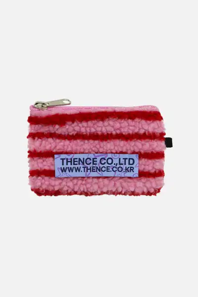 Fluffy Mini Wallet_Pink