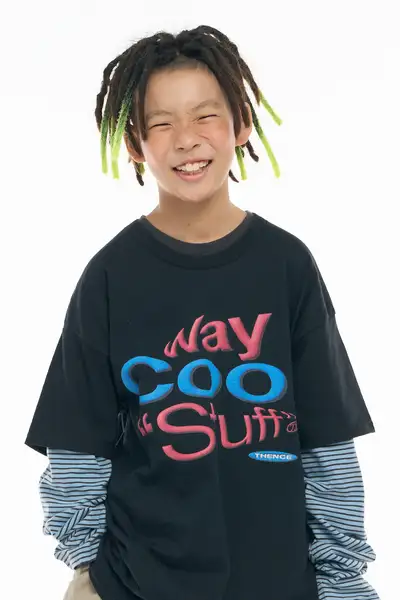 ボクシー ハーフ Tee_WCS_Black