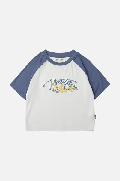 Raglan Crop Tee_IRD_Navy