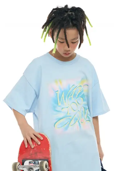 ボクシーハーフティー_WCS_ベビーブルー