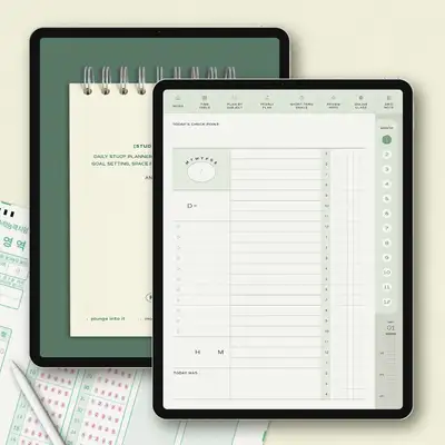 Flow学习计划表GoodNotes笔芯