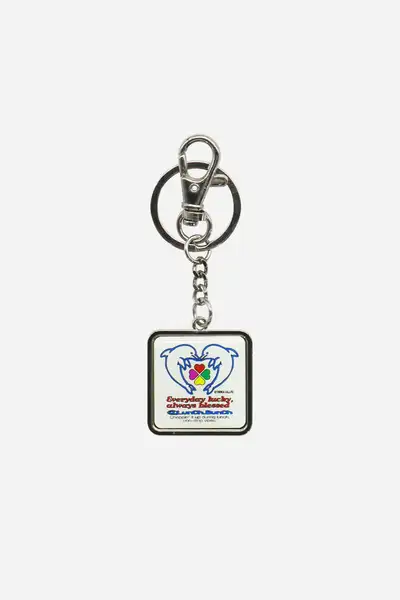 Square Steel Key Holder_Dolphin