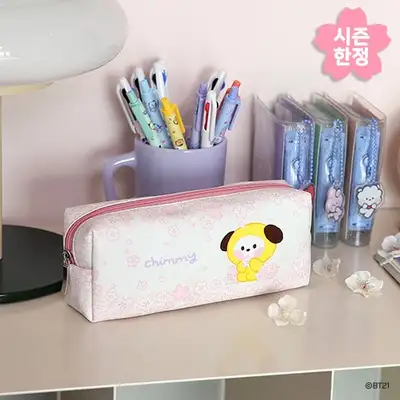 BT21 minini ペンポーチ [チェリーブラッサム]- チミ(CHIMMY)