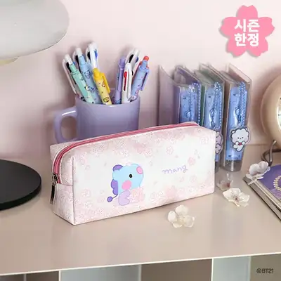 BT21 minini ペンポーチ [チェリーブロッサム]- MANG