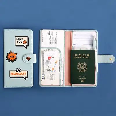 MERRYGRIN No Skimming Passport Case