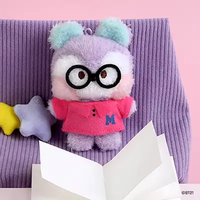 BT21 ぬいぐるみキーリング[プレッピー] - マン(MANG)