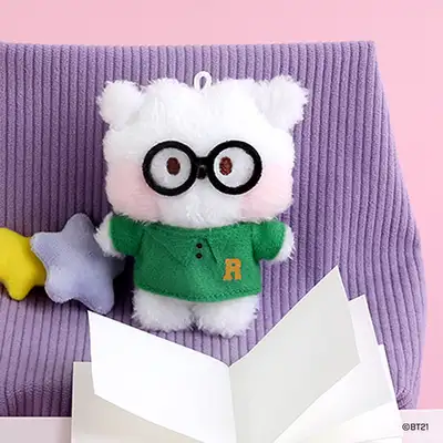 BT21 ぬいぐるみキーリング[プレッピー] - RJ