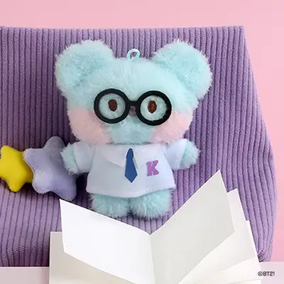BT21 ぬいぐるみキーリング[プレッピー]- コヤ(KOYA)