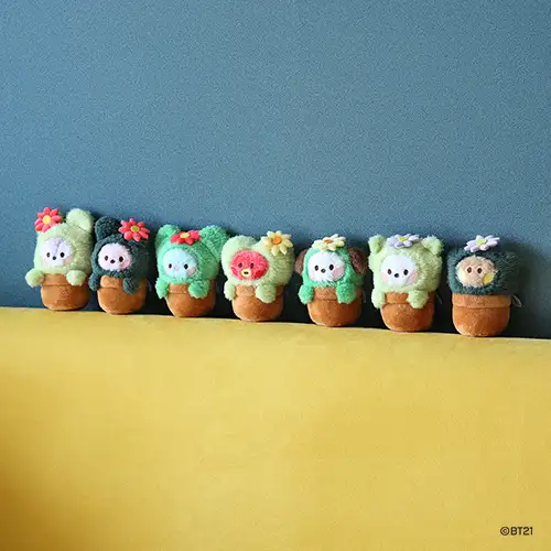 BT21ぬいぐるみキーリング[グリーン] - タタ(TATA) — 4