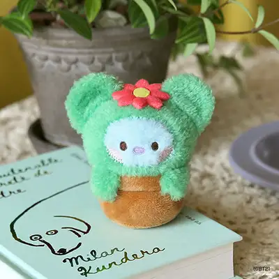 BT21 ぬいぐるみキーリング[グリーン]- KOYA(コヤ)
