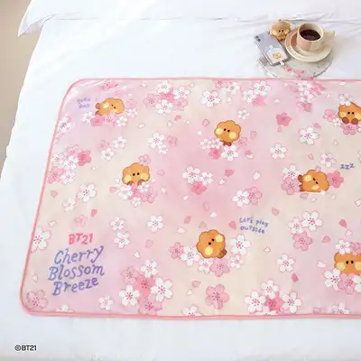 BT21 ブランケット[チェリーブロッサム] - シューキ(SHOOKY)