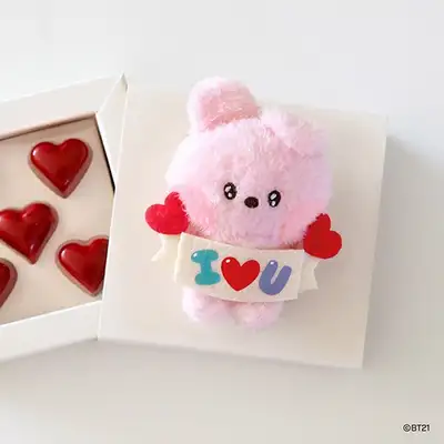 BT21 ぬいぐるみキーリング[アラロー] - COOKY(クッキー)