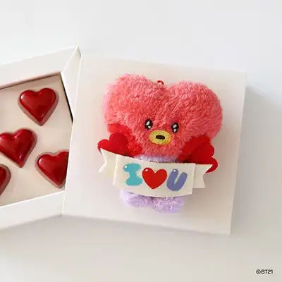 BT21ぬいぐるみキーリング[アローヴー] - タタ(TATA)