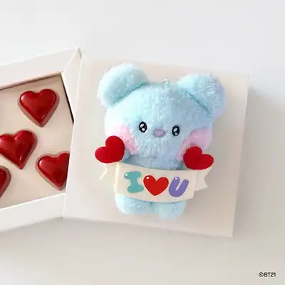 BT21 ぬいぐるみキーリング[アイラブユー]- コヤ(KOYA)