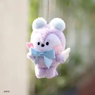 BT21 minini ぬいぐるみキーリング [エンジェル] - MANG