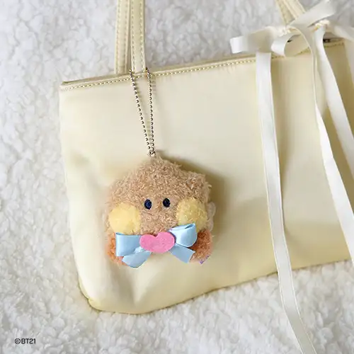 BT21 minini ぬいぐるみキーリング [エンジェル] - SHOOKY — 3
