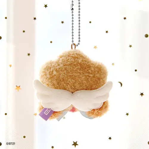 BT21 minini ぬいぐるみキーリング [エンジェル] - SHOOKY — 4