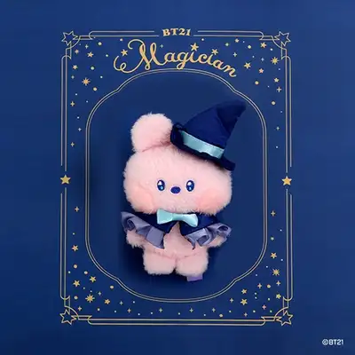 BT21 minini ぬいぐるみキーリング [魔法使いS] - クッキー(COOKY)