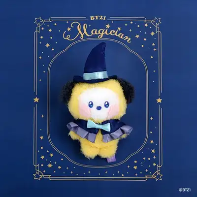 BT21 minini ぬいぐるみキーリング [ウィザードS] - チミー(CHIMMY)