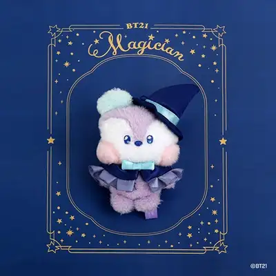 BT21 minini ぬいぐるみキーリング [魔法使いS] - MANG
