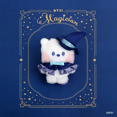 BT21 minini ぬいぐるみキーリング [魔法使いS] - アールジェイ(RJ)