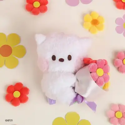 BT21 minini ぬいぐるみキーリング [花束] - アールジェイ(RJ)