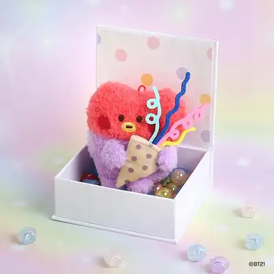 BT21 minini ぬいぐるみキーリング [サプライズ] - タタ(TATA)