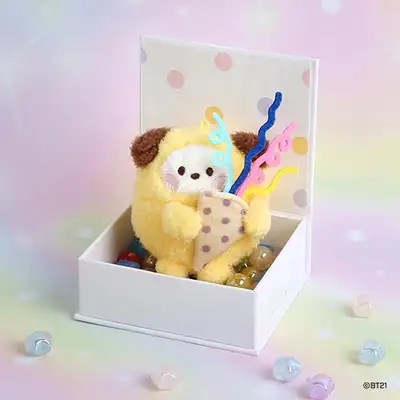 BT21 minini ぬいぐるみキーリング [サプライズ] - チミー(CHIMMY)