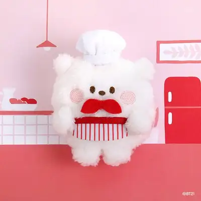 BT21 minini ぬいぐるみキーリング [シェフ] - アールジェイ(RJ)