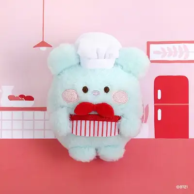 BT21 minini ぬいぐるみキーリング [シェフ] - コヤ(KOYA)