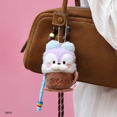 BT21 minini ぬいぐるみキーリング [ラッテ] - マン(MANG)