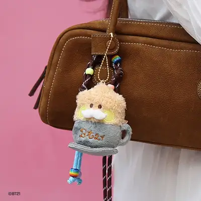 BT21 minini ぬいぐるみキーリング [ラテ] - シューキ(SHOOKY)